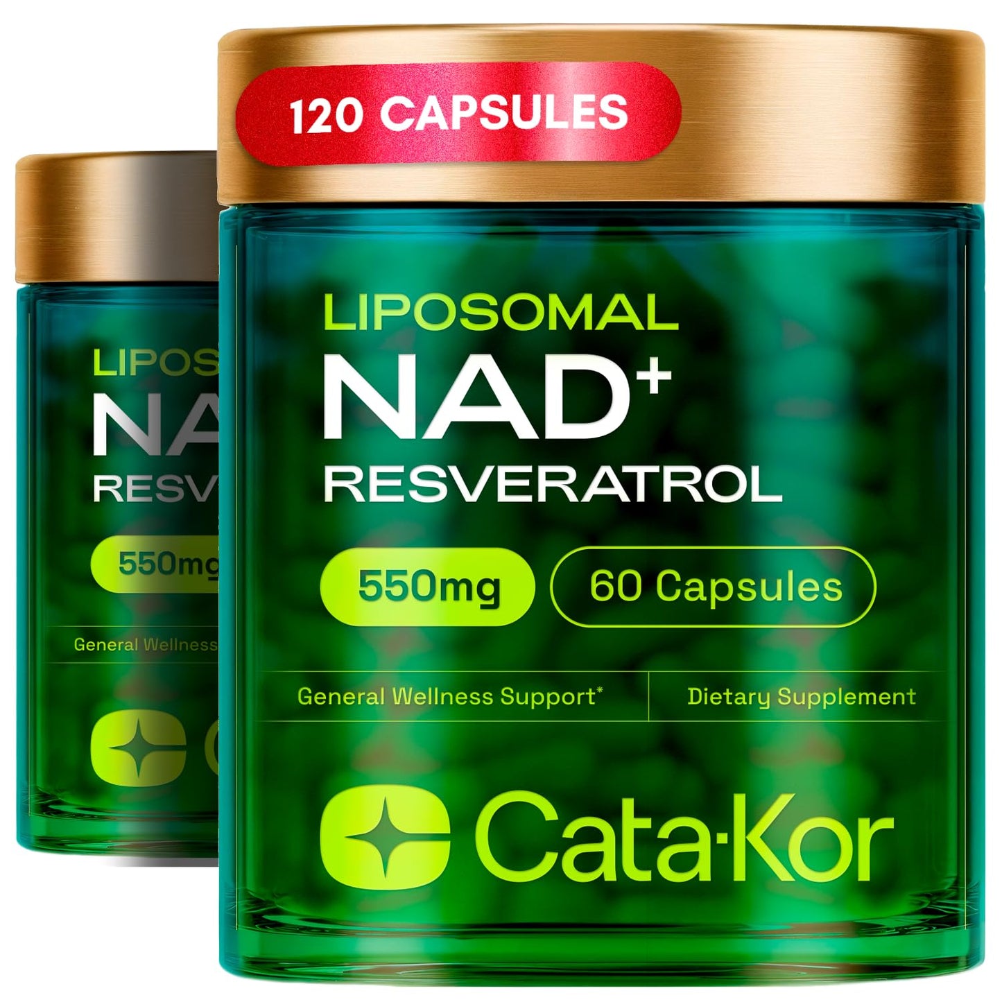 Liposomal NAD+ Supplement with Resveratrol – NMN Supplement Alternative – Third-Party Tested – Advanced NAD Resveratrol