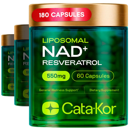 Liposomal NAD+ Supplement with Resveratrol – NMN Supplement Alternative – Third-Party Tested – Advanced NAD Resveratrol